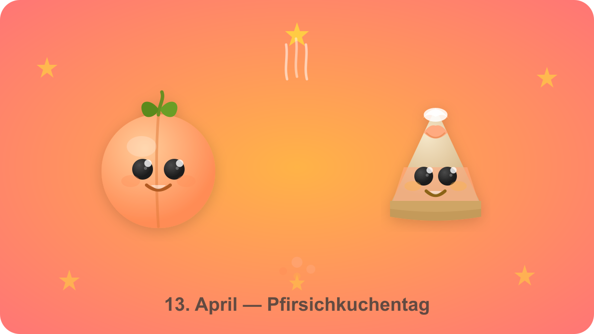 Pfirsichkuchentag