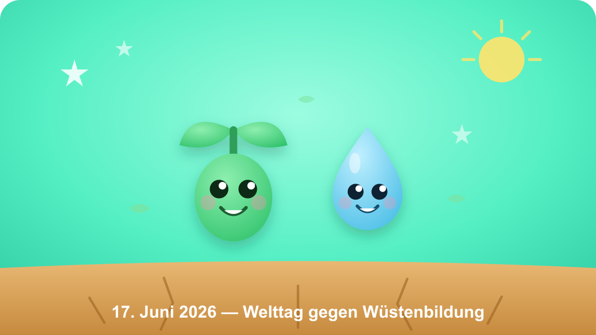 Welttag gegen Wüstenbildung und Dürre